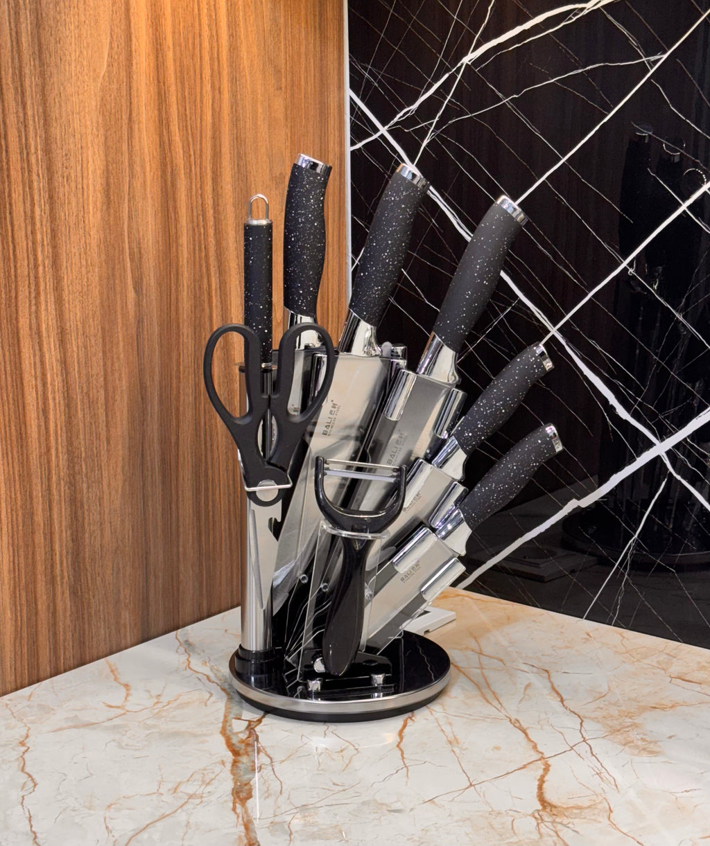 Pack Couteaux 9PCS + Support – Cuisine Pro