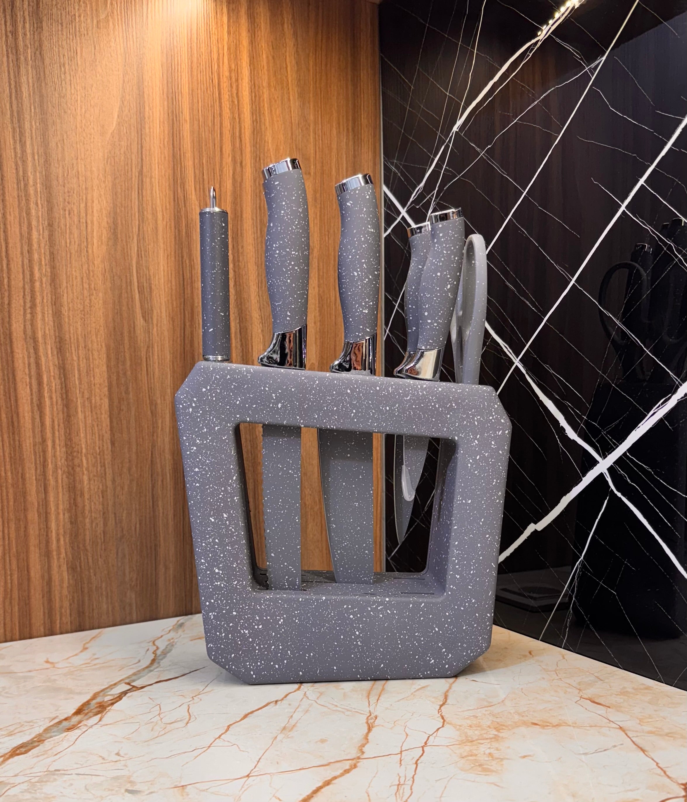 Set de Couteaux Premium avec Support 8 Pcs