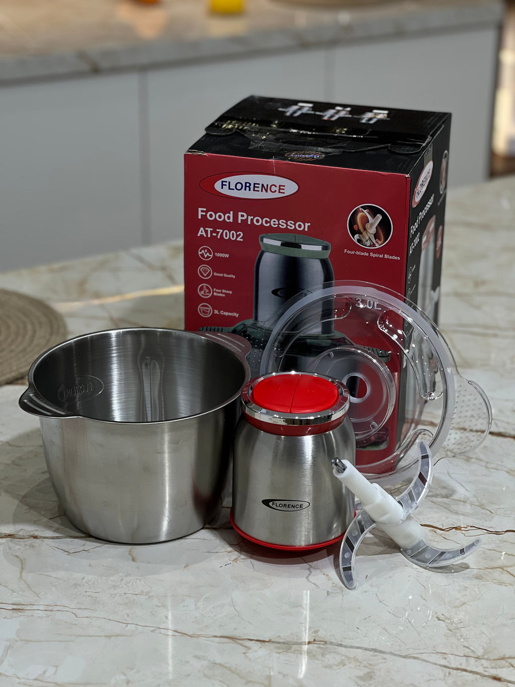 HACHOIR Electrique FLORENCE  1000w 3Litre