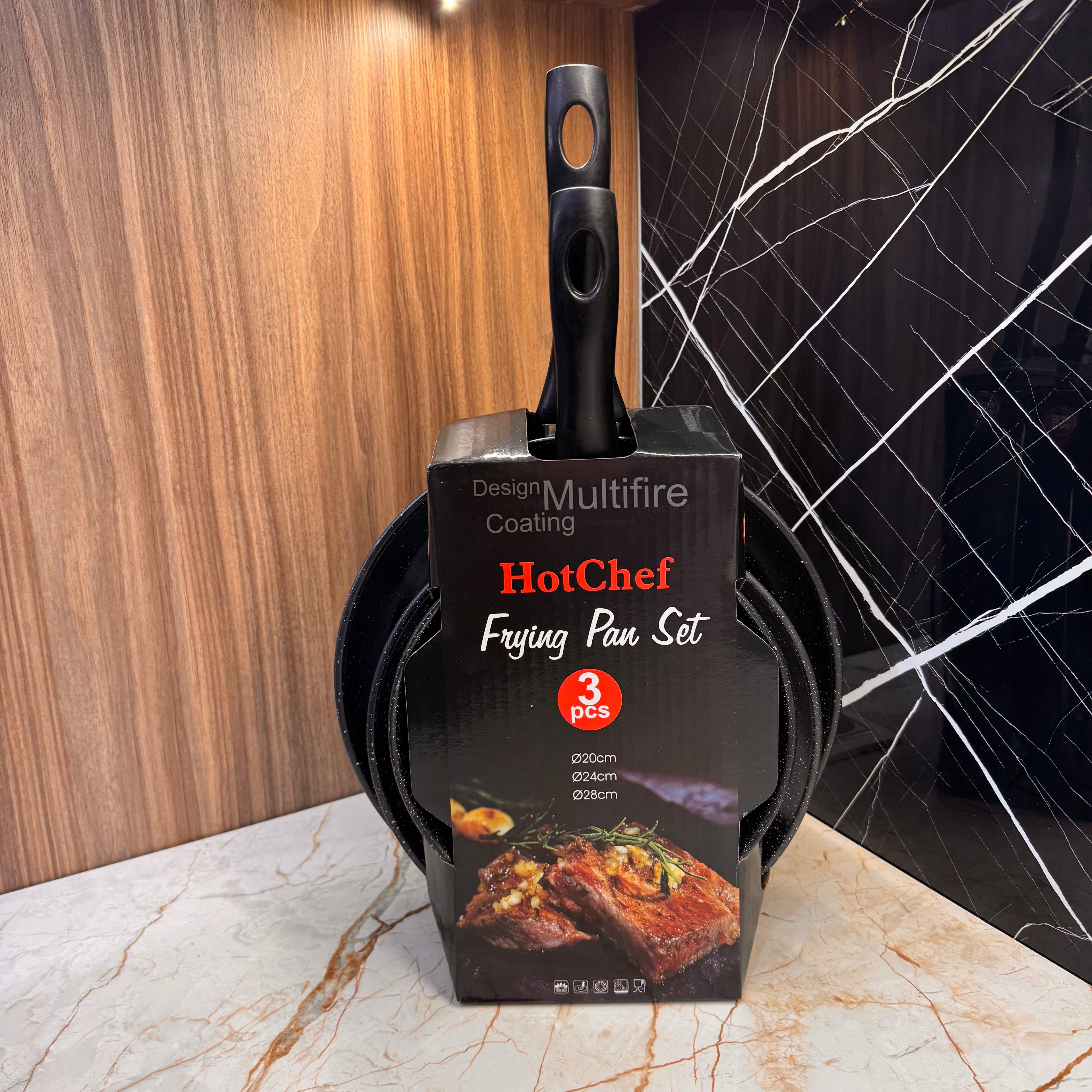 Pack Poêles 3PCS Antiadhésives – Qualité Pro