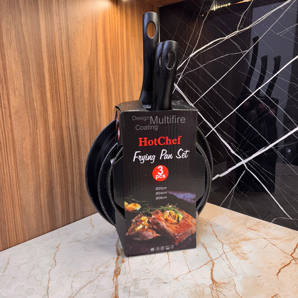 Pack Poêles 3PCS Antiadhésives – Qualité Pro